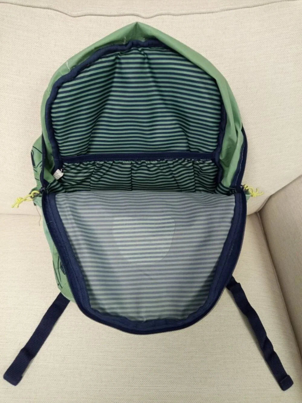 Green/Blue Boy's Shark Print Target Backpack